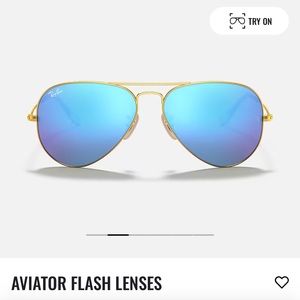 Aviator Ray Bans Blue Sunglasses